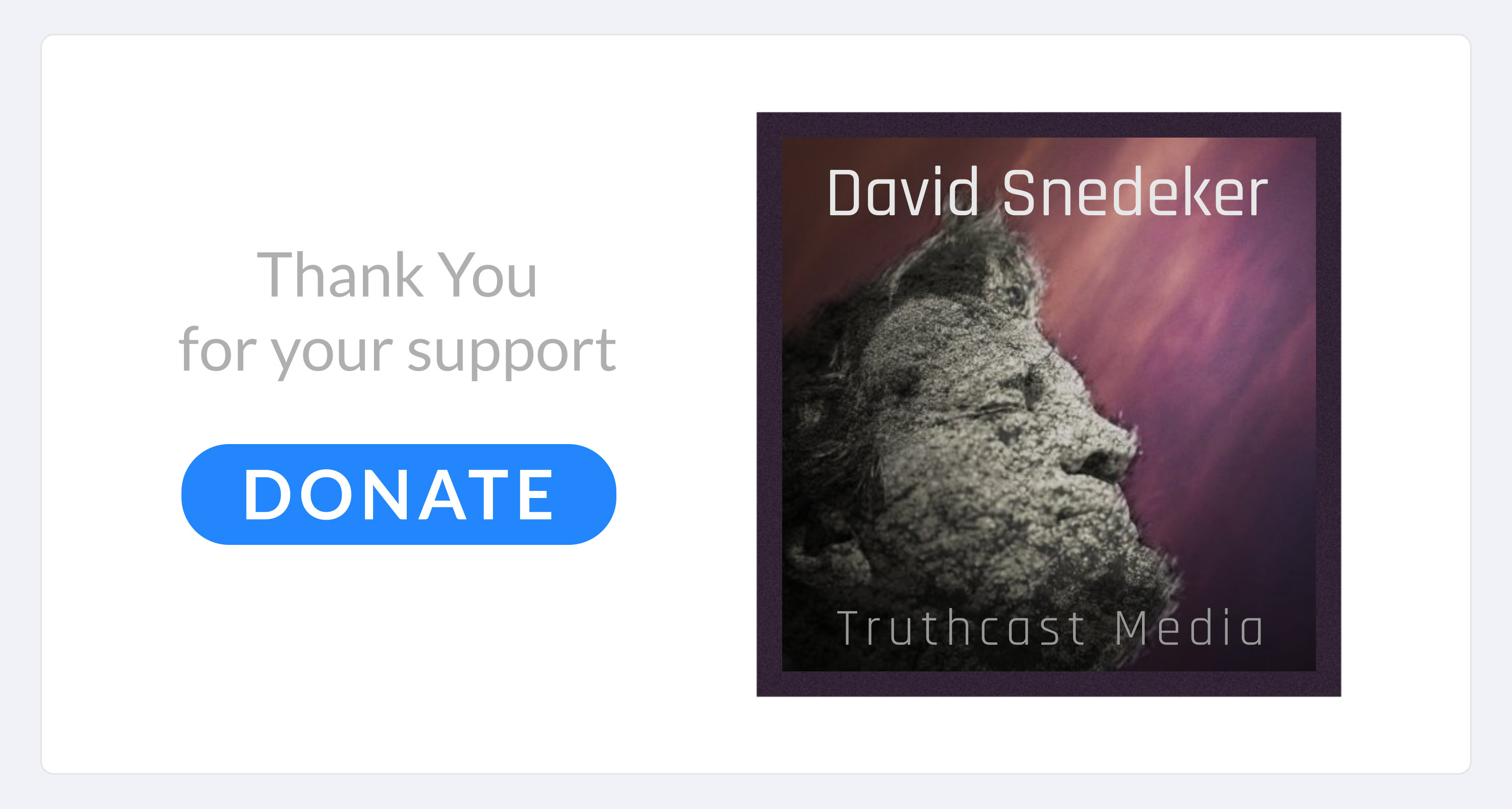 Donate Support David Snedeker